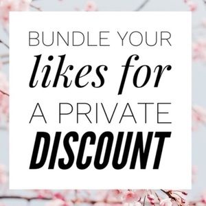 Bundle your item/items for a private discount!!